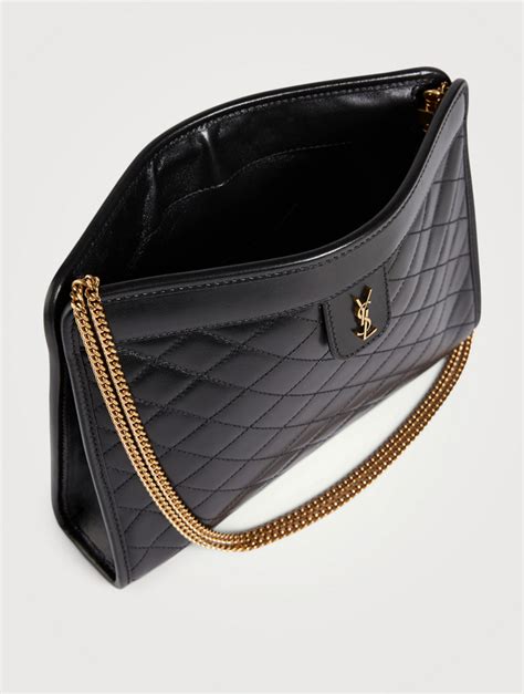 ysl monogram leather clutch|ysl monogram clutch sale.